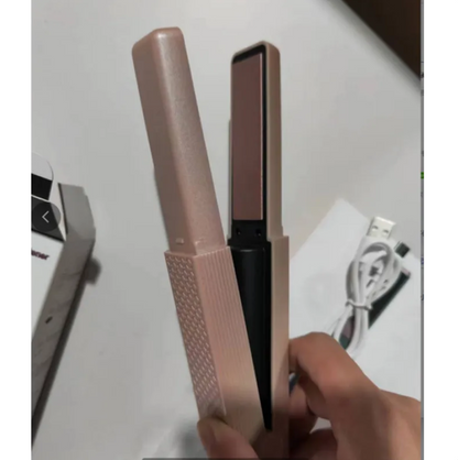 Cordless USB Hair Straightener & Curler