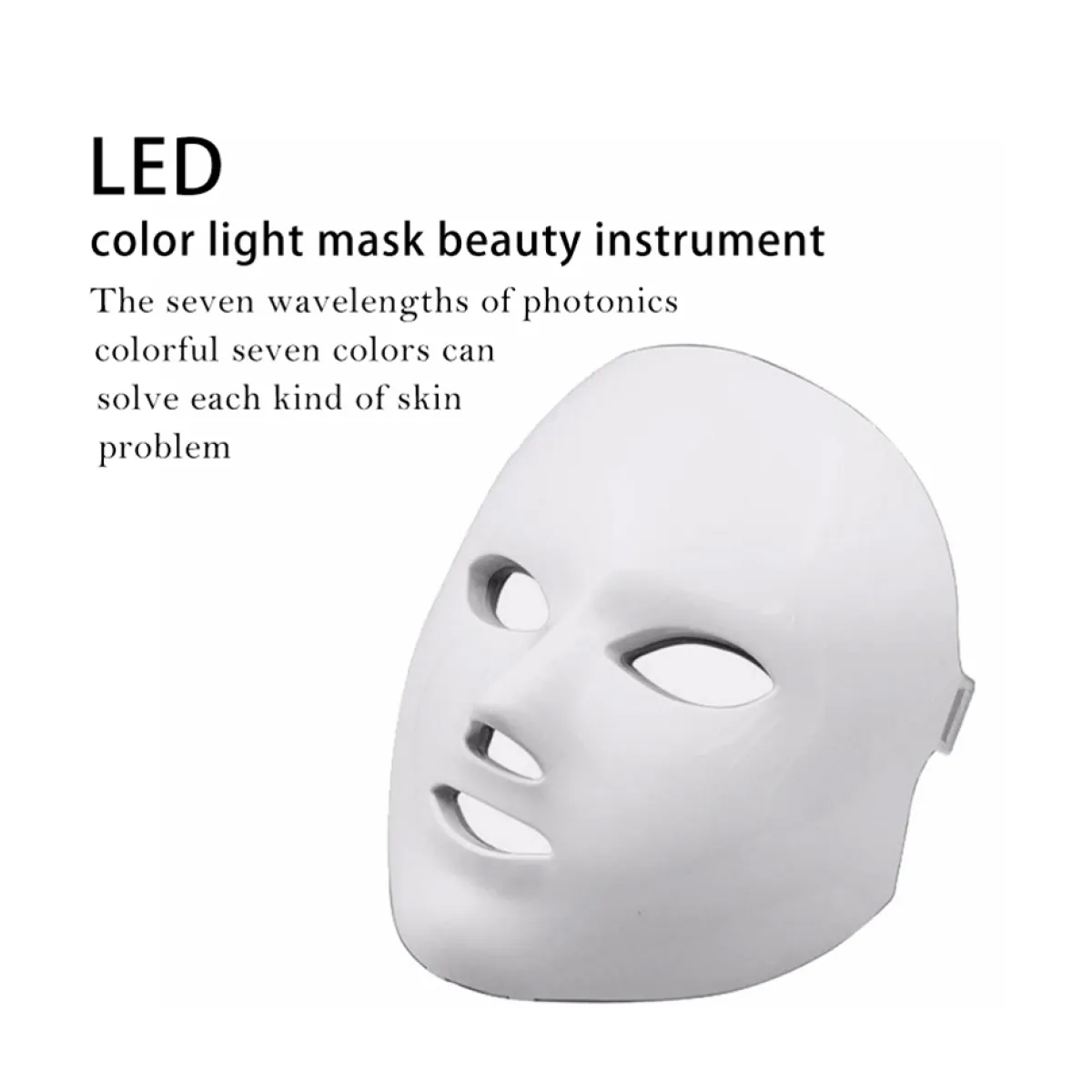 7-Color LED Light Therapy Facial Mask