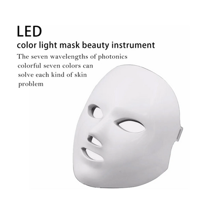 7-Color LED Light Therapy Facial Mask